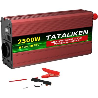 OEM Dc/ac-wechselrichter, Digitalvoltmeter, Temperaturgesteuerter Lüfter, 2500 W, Europa, 24 V, 220 V OEM Dc/ac-wechselrichter, Digitalvoltmeter, Temperaturgesteuerter Lüfter, 2500 W, Europa, 24 V, 220 V