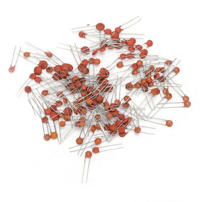 JUTE 600 Bedrahtete Keramikkondensatoren 2 Pf–100 Nf, 50 V, Muster JUTE 600 Bedrahtete Keramikkondensatoren 2 Pf–100 Nf, 50 V, Muster
