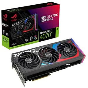 Rog Strix rtx 4070Ti Gaming Grafikkarte 12GB GDDR6X, 2xHDMI, 3xDP (90YV0II1-M0NA00) - Asus