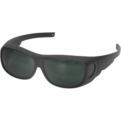 HEAT Schweißerbrille, Leicht, Kratzfest, Aus Pc-nylon, Uv-beständig, Für Elektroschweißen, Dunkelgrün, Ir5.0 HEAT Schweißerbrille, Leicht, Kratzfest, Aus Pc-nylon, Uv-beständig, Für Elektroschweißen, Dunkelgrün, Ir5.0