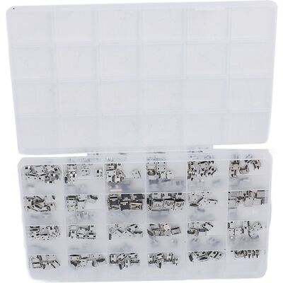 HEAT 240 Stück Micro-usb-buchsen, 24 Verschiedene Typen, Klinkenstecker Aus Edelstahl Für Handy Und Computer HEAT 240 Stück Micro-usb-buchsen, 24 Verschiedene Typen, Klinkenstecker Aus Edelstahl Für Handy Und Computer