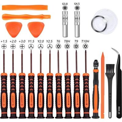 ENLENK Professionelles 21-in-1 Schraubendreher-set Für Nintendo Switch, Reparaturkit Mit Triwing-schraubendreher Für Nintendo Switch Lite, Joy-con, 3ds, Ds, Nds, Nes, Gba, Wii U, Xbox One, 360, Ps3, Ps4 ENLENK Professionelles 21-in-1 Schraubendreher-set Für Nintendo Switch, Reparaturkit Mit Triwing-schraubendreher Für Nintendo Switch Lite, Joy-con, 3ds, Ds, Nds, Nes, Gba, Wii U, Xbox One, 360, Ps3, Ps4