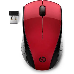 Hewlett Packard HP 220 Wireless Maus 7KX10AA kabellos USB-Empfänger rot (7KX10AAABB)