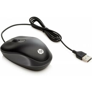 Hewlett Packard - hp G1K28AA - Maus (Mouse), Kabel, usb, schwarz (G1K28AAABB)