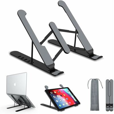 OEM Laptopständer, 6-fach Verstellbarer Laptopständer, Ergonomisch Und Leicht, Kompatibel Mit Macbook, Dell, Lenovo, Hp Und Anderen Laptops Und Tablets (schwarz) OEM Laptopständer, 6-fach Verstellbarer Laptopständer, Ergonomisch Und Leicht, Kompatibel Mit Macbook, Dell, Lenovo, Hp Und Anderen Laptops Und Tablets (schwarz)