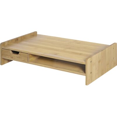 OEM Monitorständer Mit Schublade Bildschirmerhöhung Monitor Ständer Bildschirmständer Für Pc Notebook Drucker 49 X 25,5 X 11,5 Cm Natur OEM Monitorständer Mit Schublade Bildschirmerhöhung Monitor Ständer Bildschirmständer Für Pc Notebook Drucker 49 X 25,5 X 11,5 Cm Natur