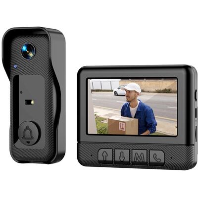OEM Kabellose Video-türklingelkamera Mit Monitor, 4,3-zoll-ips-bildschirm, Infrarot-nachtsicht, Gegensprechanlage Mit Zwei-wege-audio, Wasserdicht OEM Kabellose Video-türklingelkamera Mit Monitor, 4,3-zoll-ips-bildschirm, Infrarot-nachtsicht, Gegensprechanlage Mit Zwei-wege-audio, Wasserdicht