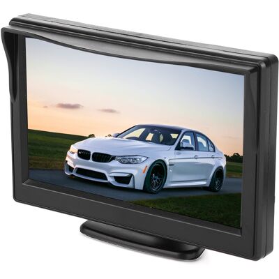 HEAT 5-zoll-tft-lcd-automonitor, 2-kanal-videoeingang Mit 8 Leds, Nachtsicht, Wasserdichte Kamera HEAT 5-zoll-tft-lcd-automonitor, 2-kanal-videoeingang Mit 8 Leds, Nachtsicht, Wasserdichte Kamera
