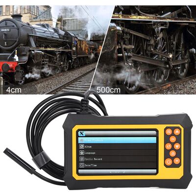 JUTE Industrielles Endoskop Mit Einzellinse, Digitale 1080p-endoskop-inspektionskamera, 8 Mm, Wasserdichtes Endoskop Ip67 Mit 4,3-zoll-lcd-bildschirm, Kanalinspektionskamera Mit 8 Leds, 7 Millionen Gelbe L JUTE Industrielles Endoskop Mit Einzellinse, Digitale 1080p-endoskop-inspektionskamera, 8 Mm, Wasserdichtes Endoskop Ip67 Mit 4,3-zoll-lcd-bildschirm, Kanalinspektionskamera Mit 8 Leds, 7 Millionen Gelbe L