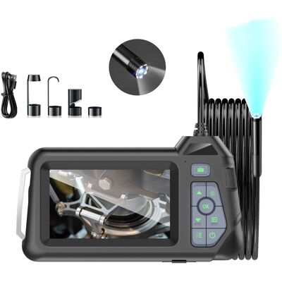 JUTE Industrieendoskop M60, 4,3-zoll-1080p-hd-einzelkamera, Inspektion Von 8-mm-flexrohren, Kfz-reparatur, Industrieendoskop Mit Bildschirm, 5 M Reichweite JUTE Industrieendoskop M60, 4,3-zoll-1080p-hd-einzelkamera, Inspektion Von 8-mm-flexrohren, Kfz-reparatur, Industrieendoskop Mit Bildschirm, 5 M Reichweite