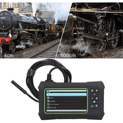 JUTE Industrielles Endoskop Mit Einzellinse, Digitale 1080p-endoskop-inspektionskamera, 8 Mm, Wasserdichtes Endoskop Ip67 Mit 4,3-zoll-lcd-bildschirm, Kanalinspektionskamera Mit 8 Leds, 2 M Grünes + Schwar JUTE Industrielles Endoskop Mit Einzellinse, Digitale 1080p-endoskop-inspektionskamera, 8 Mm, Wasserdichtes Endoskop Ip67 Mit 4,3-zoll-lcd-bildschirm, Kanalinspektionskamera Mit 8 Leds, 2 M Grünes + Schwar