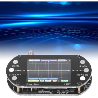 JUTE Tragbares Digitales Oszilloskop, 2,5 Mhz, 500 Khz Abtastfrequenz, 320 X 240 Auflösung, 2,4 Zoll Tft-bildschirm. JUTE Tragbares Digitales Oszilloskop, 2,5 Mhz, 500 Khz Abtastfrequenz, 320 X 240 Auflösung, 2,4 Zoll Tft-bildschirm.