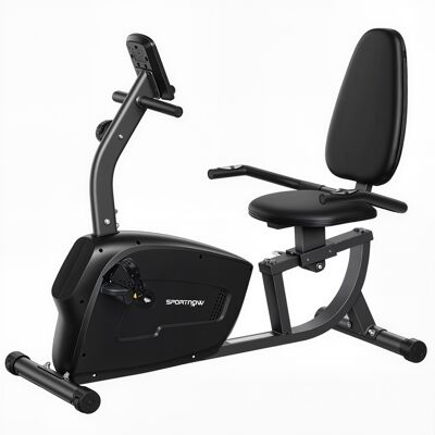 OEM Heimtrainer, Magnet-liegerad, 8 Widerstandsstufen, Verstellbar, Lcd-monitor, Metall, Kunststoff, Schwarz OEM Heimtrainer, Magnet-liegerad, 8 Widerstandsstufen, Verstellbar, Lcd-monitor, Metall, Kunststoff, Schwarz