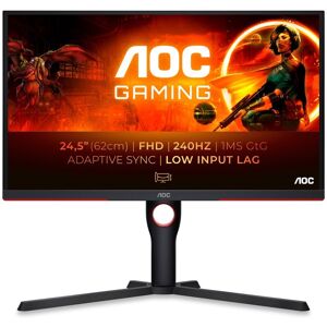 G3 25G3ZM/BK Computermonitor 62,2 cm (24,5 Zoll) 1920 x 1080 Pixel Full hd Schwarz, Rot - AOC