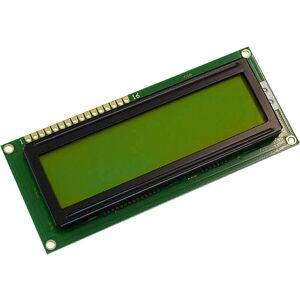 Display Elektronik - LCD-Display Gelb-Grün 16 x 2 Pixel (b x h x t) 100 x 42 x 10.1 mm DEM16214SYH-L