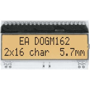 Display Visions - 7-Segment-Anzeige Weiß 5.57 mm 3.3 v, 5 v Ziffernanzahl: 2 EADOGM162W-A