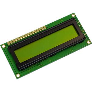 Display Elektronik - LCD-Display 16 x 2 Pixel (b x h x t) 80 x 36 x 6.6 mm DEM16213SYH