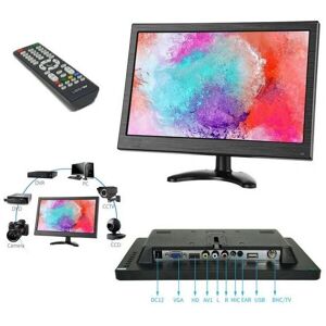 Trade Shop Traesio - monitor hdmi vga bildschirm lcd tft 13.3 zoll 1080P lautsprecher bnc usb rca