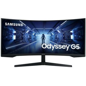 86cm/34'' (3440x1440) Samsung Odyssey C34G55TWWP Curved 21:9 1ms 144Hz hdmi DisplayPort vesa Ultra wqhd Black