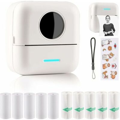 ENLENK Mini Etikettendrucker Mini Fotodrucker Für Smartphone Aufkleber Thermischer Drucker Fotodrucker Für Tagebuch Reise Logo Notizen Journal Liste Memo ENLENK Mini Etikettendrucker Mini Fotodrucker Für Smartphone Aufkleber Thermischer Drucker Fotodrucker Für Tagebuch Reise Logo Notizen Journal Liste Memo