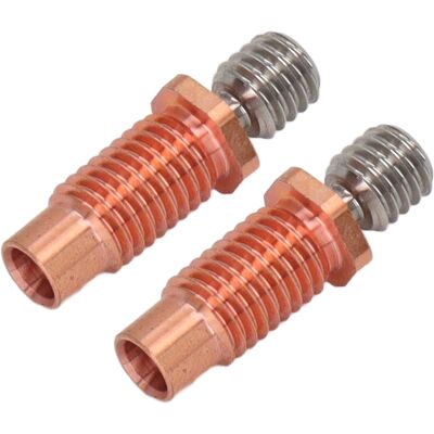 HEAT 2 Stück 24 Mm Ganzmetall-hotend-anschlussrohr, Bimetall-außensechskant-hotend-anschlussrohr Für V6 3d-drucker HEAT 2 Stück 24 Mm Ganzmetall-hotend-anschlussrohr, Bimetall-außensechskant-hotend-anschlussrohr Für V6 3d-drucker