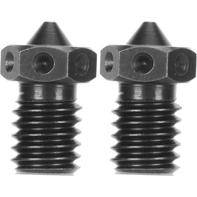 HEAT 2 Stück 3d-drucker-extruderdüse Aus Gehärtetem Stahl, 0,4 Mm Öffnung, Hochtemperaturbeständig, Für V6-3d-drucker HEAT 2 Stück 3d-drucker-extruderdüse Aus Gehärtetem Stahl, 0,4 Mm Öffnung, Hochtemperaturbeständig, Für V6-3d-drucker