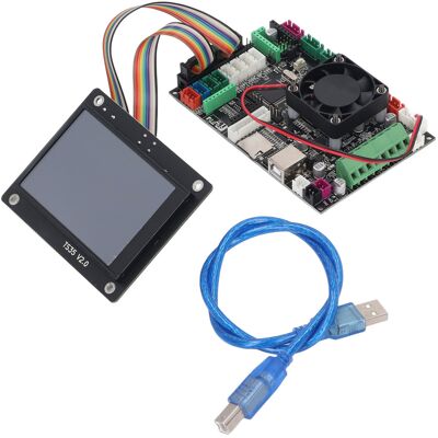 HEAT 3d-drucker-motherboard Mit Stm32f103 32-bit-chip, 3,5-zoll-bildschirm Und Steuerplatine Mit 4010-lüfter Für Kp5-drucker HEAT 3d-drucker-motherboard Mit Stm32f103 32-bit-chip, 3,5-zoll-bildschirm Und Steuerplatine Mit 4010-lüfter Für Kp5-drucker