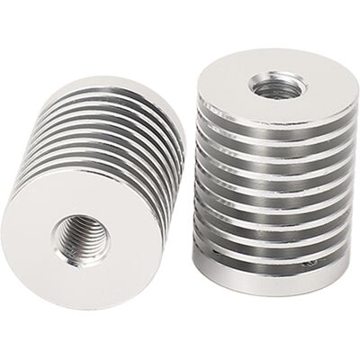 HEAT 2 Stück Hotend-kühlkörper V6 Extruder Aluminium-kühlkörper Für Voron 0.1 0.2 3d-drucker HEAT 2 Stück Hotend-kühlkörper V6 Extruder Aluminium-kühlkörper Für Voron 0.1 0.2 3d-drucker