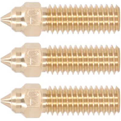 OEM Set Mit 3 Extrusionsdüsen Aus Messing Für Den Creality K1 3d-drucker, 1,75 Zoll Durchmesser, 0,4 Mm Öffnung. Hohe Durchfluss- Und Temperaturbeständigkeit. OEM Set Mit 3 Extrusionsdüsen Aus Messing Für Den Creality K1 3d-drucker, 1,75 Zoll Durchmesser, 0,4 Mm Öffnung. Hohe Durchfluss- Und Temperaturbeständigkeit.