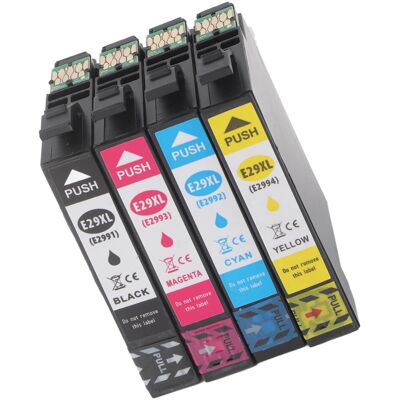HEAT 4 Farbtintenpatronen, Ersatz-tintenpatronen Für Drucker, Zubehör Für Xp 235 Und Xp 245 (schwarz, Cyan, Magenta, Gelb) HEAT 4 Farbtintenpatronen, Ersatz-tintenpatronen Für Drucker, Zubehör Für Xp 235 Und Xp 245 (schwarz, Cyan, Magenta, Gelb)