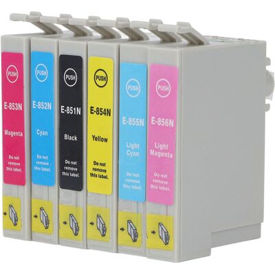 HEAT Tintenpatrone Bk Cmy Lc Lm 6 Farben Druckzubehör Für Fotopapier Und Dokumente T0851n T0852n T0853n T0854n T0855n T0856n HEAT Tintenpatrone Bk Cmy Lc Lm 6 Farben Druckzubehör Für Fotopapier Und Dokumente T0851n T0852n T0853n T0854n T0855n T0856n
