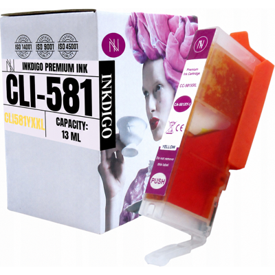 OEM Inkdigo Cli581y Tinte Kompatibel Mit Canon Pixma Tr7520, Ts6150, Tr8550, Tr8620, Tüv-zertifiziert OEM Inkdigo Cli581y Tinte Kompatibel Mit Canon Pixma Tr7520, Ts6150, Tr8550, Tr8620, Tüv-zertifiziert