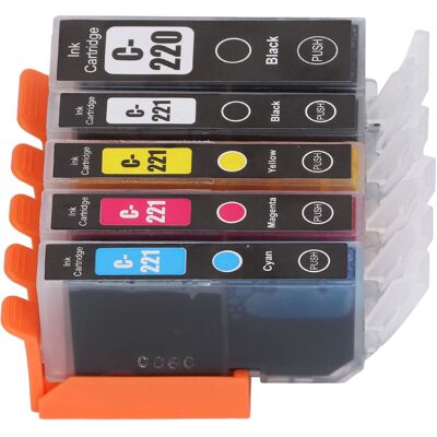 HEAT Druckerpatrone Fluent Printing Praktische Tintenpatrone Als Ersatz Für Pixma Ip3600 Bk Bk Cmy 5 Farben HEAT Druckerpatrone Fluent Printing Praktische Tintenpatrone Als Ersatz Für Pixma Ip3600 Bk Bk Cmy 5 Farben