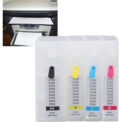 JUTE Kompatibel Mit Canon Maxify Ib4050/ib4150/mb5050/mb5150 2100 Nachfüllbaren Tintenpatronen (vier Farben) JUTE Kompatibel Mit Canon Maxify Ib4050/ib4150/mb5050/mb5150 2100 Nachfüllbaren Tintenpatronen (vier Farben)