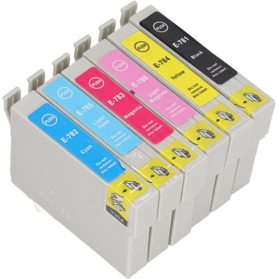 HEAT Tintenpatrone 6 Farben Bk Cmy Lc Lm Druckerzubehör Für R260 R280 R380 Rx580 HEAT Tintenpatrone 6 Farben Bk Cmy Lc Lm Druckerzubehör Für R260 R280 R380 Rx580