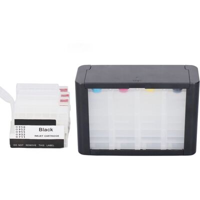 HEAT 4-farben-tintenpatrone Mit Permanentchip Für Hp 711 – Auslaufsichere, Kontinuierliche Tintenzufuhr HEAT 4-farben-tintenpatrone Mit Permanentchip Für Hp 711 – Auslaufsichere, Kontinuierliche Tintenzufuhr
