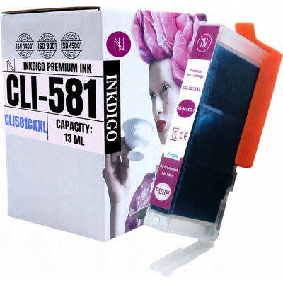 OEM Inkdigo Cli581c Tinte Kompatibel Mit Canon Pixma Tr7520, Ts6150, Tr8550, Tr8620, Tüv-zertifiziert OEM Inkdigo Cli581c Tinte Kompatibel Mit Canon Pixma Tr7520, Ts6150, Tr8550, Tr8620, Tüv-zertifiziert