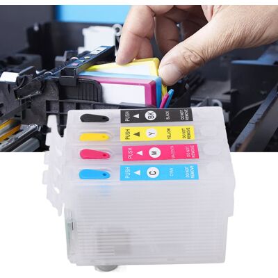 JUTE Ersatz-tintenpatronen Für Epson T0711/t0712/t0713/t0714 (4-farben-nachfüllpatronen) JUTE Ersatz-tintenpatronen Für Epson T0711/t0712/t0713/t0714 (4-farben-nachfüllpatronen)