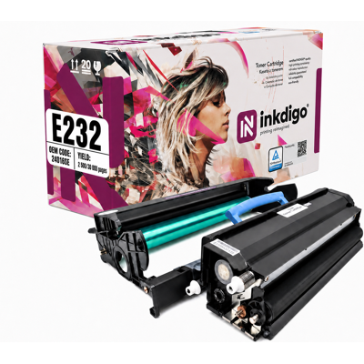 OEM Inkdigo Trommel + Toner 24016se / 12a8302 Kompatibel Mit Lexmark E232 Tüv-zertifiziert OEM Inkdigo Trommel + Toner 24016se / 12a8302 Kompatibel Mit Lexmark E232 Tüv-zertifiziert