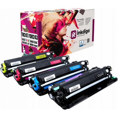 OEM Inkdigo Trommel + Toner Dr243 Tn247 Kompatibel Mit Brother Dcp-l3510 Hl-l3210 Tüv-zertifiziert OEM Inkdigo Trommel + Toner Dr243 Tn247 Kompatibel Mit Brother Dcp-l3510 Hl-l3210 Tüv-zertifiziert
