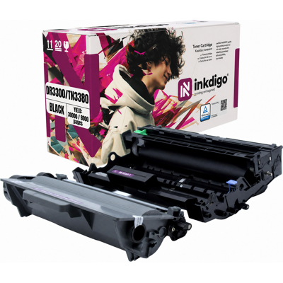 OEM Inkdigo Trommel + Toner Tn3380 Dr3300 Kompatibel Mit Brother Dcp-8110dn Hl-5450 Tüv-zertifiziert OEM Inkdigo Trommel + Toner Tn3380 Dr3300 Kompatibel Mit Brother Dcp-8110dn Hl-5450 Tüv-zertifiziert