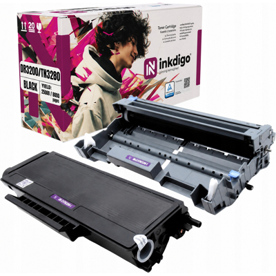 OEM Inkdigo Trommel + Toner Dr3200 Tn3280 Kompatibel Mit Brother Dcp-8070d Hl-5340 Tüv-zertifiziert OEM Inkdigo Trommel + Toner Dr3200 Tn3280 Kompatibel Mit Brother Dcp-8070d Hl-5340 Tüv-zertifiziert