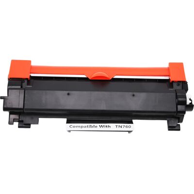 HEAT Us-version Der Tonerkartusche, Ersatzkartusche Für Dcp L 2550dw Drucker, Schwarz, 3000 Seiten, Passend Für Tn760, 40 G HEAT Us-version Der Tonerkartusche, Ersatzkartusche Für Dcp L 2550dw Drucker, Schwarz, 3000 Seiten, Passend Für Tn760, 40 G