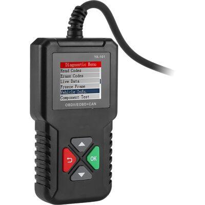 HEAT Obdii/eobd-scanner, Fehlercode-lesegerät, Kfz-diagnosegerät, Scan-tool Ya101 HEAT Obdii/eobd-scanner, Fehlercode-lesegerät, Kfz-diagnosegerät, Scan-tool Ya101