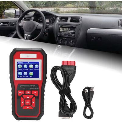 HEAT Kw850 Obd2 Eobd Kfz-diagnosegerät Fehlercode-scanner Fahrzeugtestgerät (schwarz Und Rot) HEAT Kw850 Obd2 Eobd Kfz-diagnosegerät Fehlercode-scanner Fahrzeugtestgerät (schwarz Und Rot)