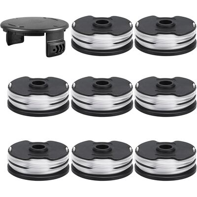 OEM Packung Mit 8 Ersatzspulen Draht, Kompatibel Mit Parkside Prta 20-li A1 B1 B2 C3, Prt 550 A1 A3 A5 B6, Prt 300 A1, Mit 1 Kappe, Durchmesser: 1,6 Mm Und 8,3 M OEM Packung Mit 8 Ersatzspulen Draht, Kompatibel Mit Parkside Prta 20-li A1 B1 B2 C3, Prt 550 A1 A3 A5 B6, Prt 300 A1, Mit 1 Kappe, Durchmesser: 1,6 Mm Und 8,3 M