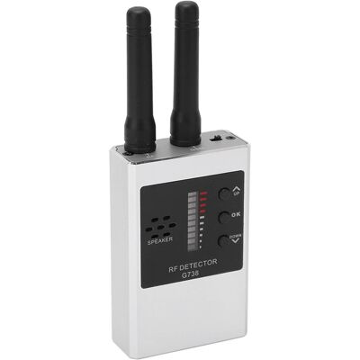 HEAT Signaldetektor, Wanzenfinder-kamera, Scanner, Wiederaufladbares Detektionsgerät Für Zuhause, Zimmer, Auto, Silber HEAT Signaldetektor, Wanzenfinder-kamera, Scanner, Wiederaufladbares Detektionsgerät Für Zuhause, Zimmer, Auto, Silber