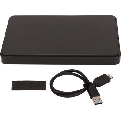 SABE Externes Gehäuse Für 2,5-zoll-ssd, Usb 3.0 Sata-adapter, Serielle Schnittstelle, Schwarzes Gehäuse Für Mobile Speicher SABE Externes Gehäuse Für 2,5-zoll-ssd, Usb 3.0 Sata-adapter, Serielle Schnittstelle, Schwarzes Gehäuse Für Mobile Speicher