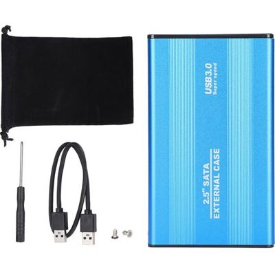 SABE Externes 3-tb-festplattengehäuse Mit Usb 3.0 Plug & Play Für Ssd/hdd, Kompatibel Mit Laptops Und Macos, Datenspeicherung, Blau SABE Externes 3-tb-festplattengehäuse Mit Usb 3.0 Plug & Play Für Ssd/hdd, Kompatibel Mit Laptops Und Macos, Datenspeicherung, Blau