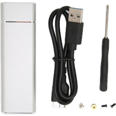 SABE M.2 Ngff Zu Usb 3.0 High Speed 5 Gbit/s Festplattengehäuse, Tragbar Und Stabil, Für Externe Ssds, Kompatibel Mit Windows Und Os X, Grau. SABE M.2 Ngff Zu Usb 3.0 High Speed 5 Gbit/s Festplattengehäuse, Tragbar Und Stabil, Für Externe Ssds, Kompatibel Mit Windows Und Os X, Grau.
